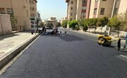 بهسازی آسفالت و رفع مشکل آب‌گرفتگی در خیابان سرسبز