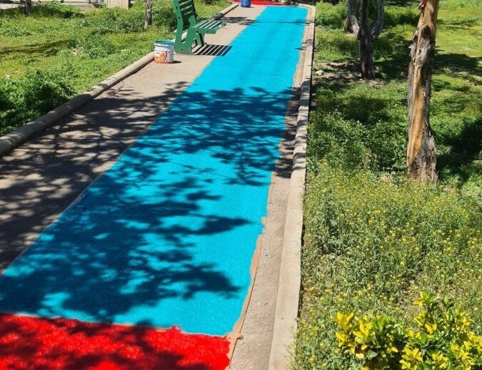 اجرای ۴۵ کیلومتر خط‌کشی مسیر سرزندگی در منطقه ۵ شهرداری تهران