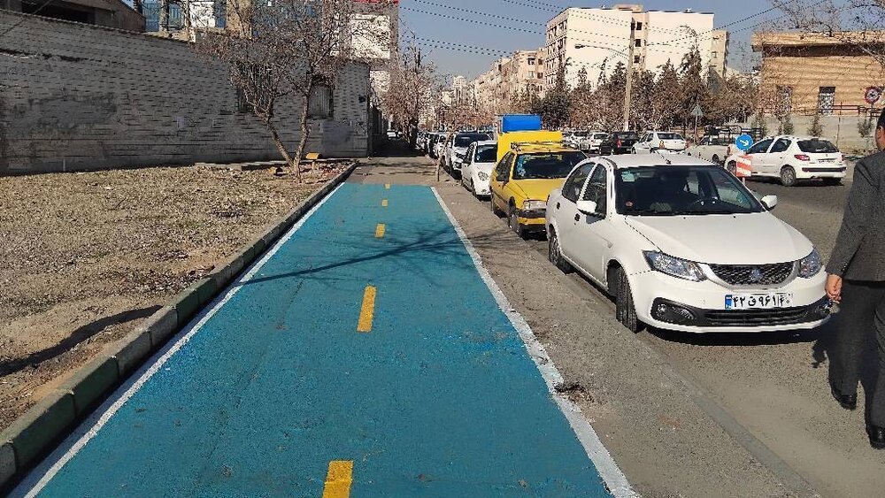 اجرای ۴۵ کیلومتر خط‌کشی مسیر سرزندگی در منطقه ۵ شهرداری تهران