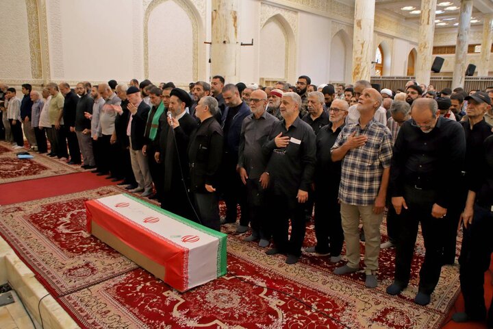 وداع با پدر شهیدان سیدصاحب و سیدمهدی محمدی در منطقه ۷