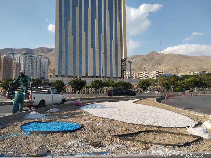 بلوار مظفر جنوبی زیباتر می‌شود