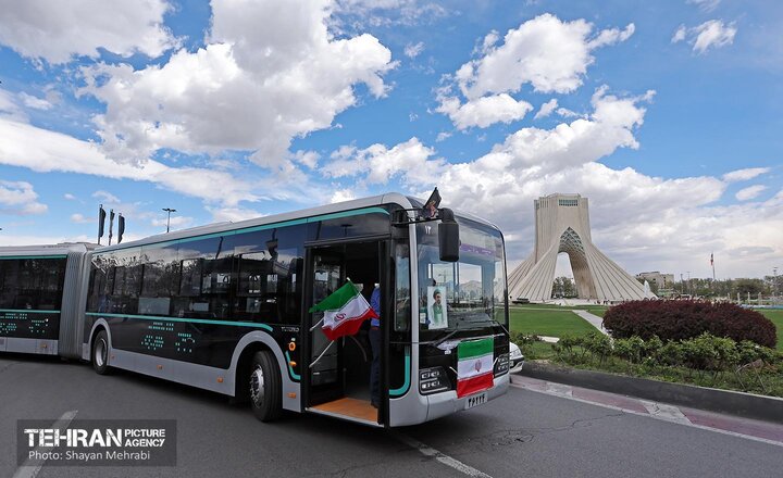 اتوبوس‌های برقی در راه پایتخت