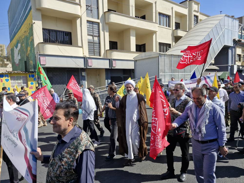 “جان‌فدای ایران" تجلی اقتدار ملی و آمادگی هزاران بسیجی شهرداری تهران برای دفاع همه‌جانبه است