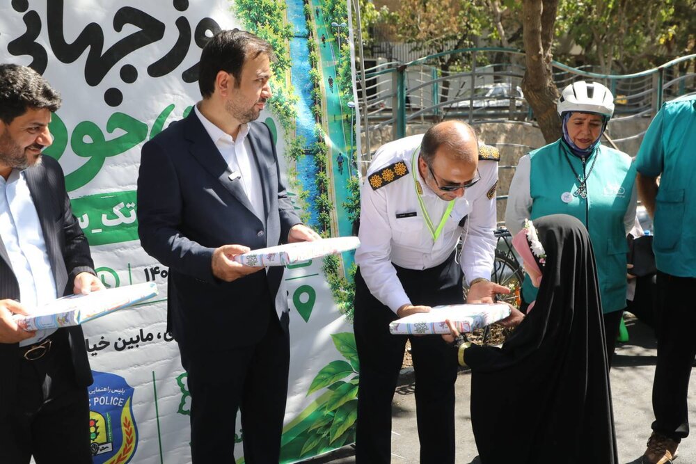 رویداد روز جهانی بدون خودرو در شرق تهران برگزار شد
