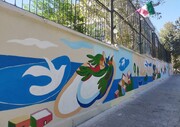 ۱۵ هزار مترمربع طرح هنری بر دیوارهای مدارس منطقه ۲ نقش‌بست