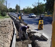 مرمت و بازسازی ۱۲ هزار متر انهار و جداول معابر منطقه ۲۰