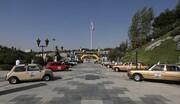 آغاز رالی خانوادگی ۳۰ خودروی کلاسیک از اراضی عباس‌آباد به مقصد کاشان 