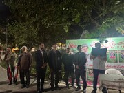 تکریم از خانواده شهید افراخته از شهدای جنگ تحمیلی در منطقه ۱۳