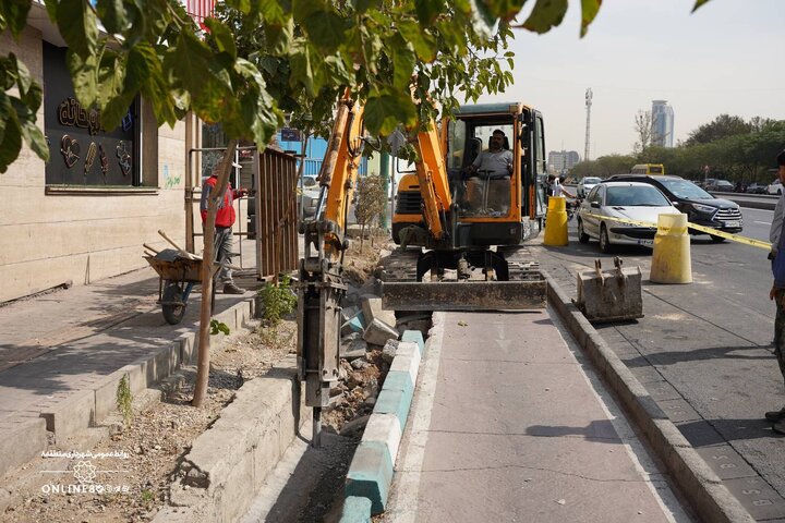  توسعه زیرساخت‌های شهری در محور دماوند همزمان با فصل بارش 
