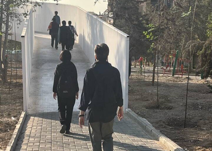 ساماندهی تقاطع اشرفی اصفهانی ـ مرزداران با اجرای طرح‌های ایمنی و بهسازی مسیرهای عابر پیاده