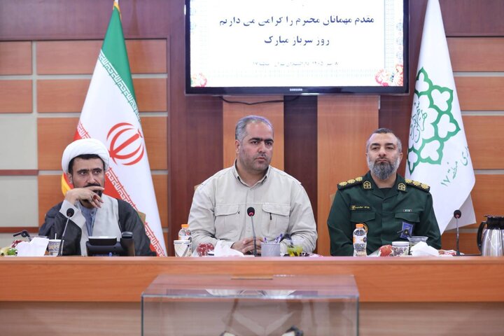دیدار صمیمانه شهردار منطقه ۱۷ با سربازان و یاران حبیب