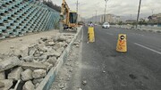 آغاز عملیات روبازسازی نهر بزرگراه آزادگان برای پیشگیری از آبگرفتگی