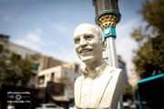 نصب سردیس دانشمند هسته‌ای جنگ تحمیلی دوم در منطقه ۸