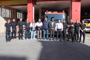 تجلیل شهردار منطقه ۱۱ از فداکاری و تلاش آتش‌نشانان در پنج ایستگاه عملیاتی