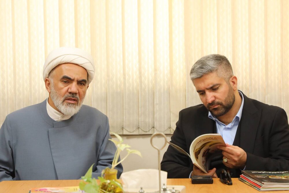 بازدید مرتضوی از مؤسسه فرهنگی هنری جنات فکه