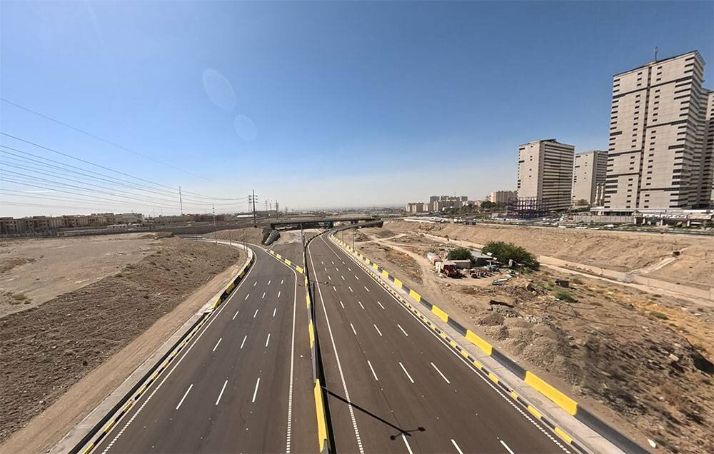 جدیدترین بزرگراه تهران در نوبت بهره برداری