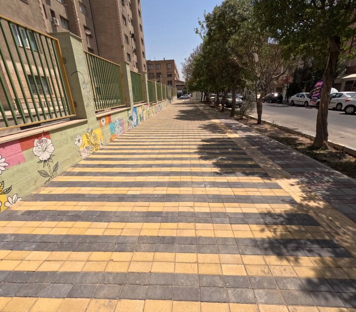 ۳۵ هزار مترمربع پیاده‌رو در منطقه ۲۰ بهسازی شد