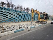 ساماندهی ۵ هزار متر از شبکه جمع‌آوری آب‌های سطحی بزرگراه آزادگان