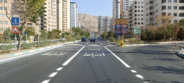 اتمام خط‌کشی معابر اصلی غربی‌ترین محله تهران