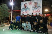ادای احترام ملی‌پوشان آزادکار کشورمان به مقام شامخ شهدا در بهشت زهرا(س)
