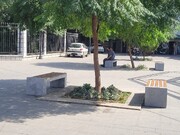 جانمایی مبلمان شهری در خیابان حضرت ولیعصر(عج) منطقه ۱۱