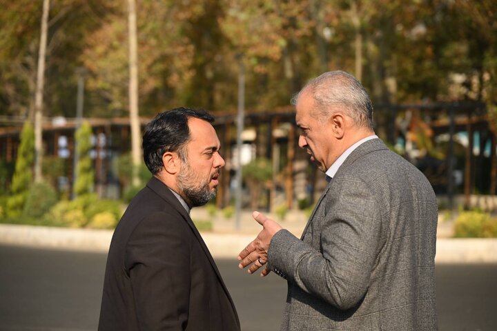 مراحل پایانی بازآفرینی ضلع جنوبی میدان تجریش با هدف ارتقای ایمنی تردد عابران