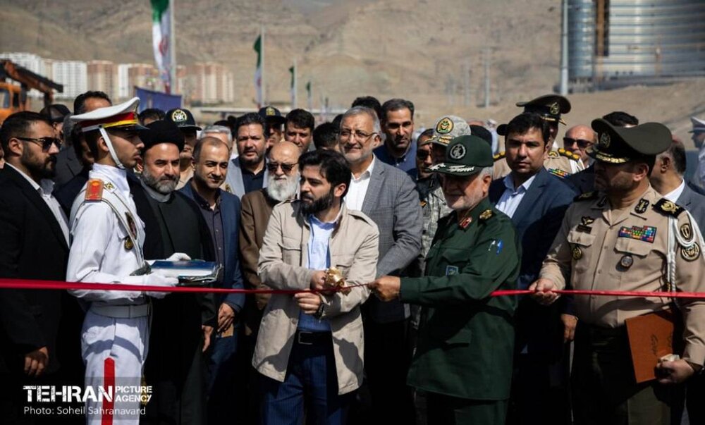 از میدان رزم تا میدان عمران/ روایتی از افتتاح پروژه‌ بزرگراه شهید سپهبد موسوی