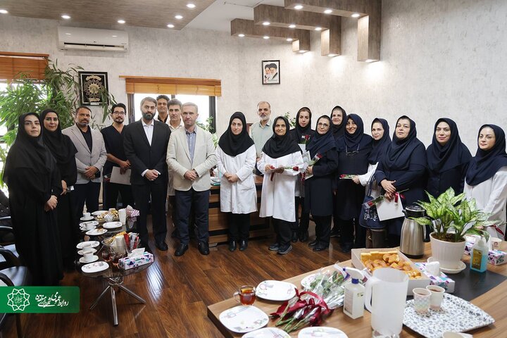 تجلیل شهردار منطقه ۵ از پرستاران به مناسبت هفته پرستار