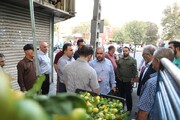 بازدید شهردار منطقه ۱۷ از وضعیت وانت‌بارهای خیابان برادران حسنی و میدان مقدم