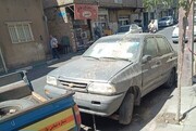جمع‌آوری خودروهای فرسوده رهاشده از معابر منطقه ۷