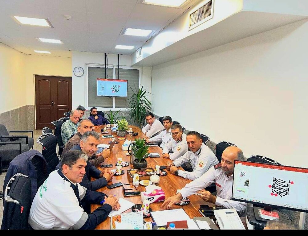 هماهنگی ستاد مدیریت بحران منطقه یک با آتش‌نشانی برای ارتقای ایمنی و تاب‌آوری