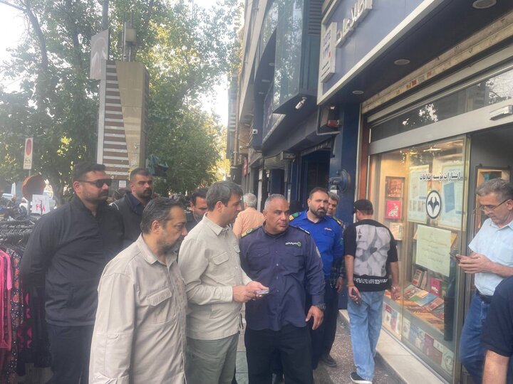 بازدید میدانی از طرح رفع سدمعبر محور «انقلاب»