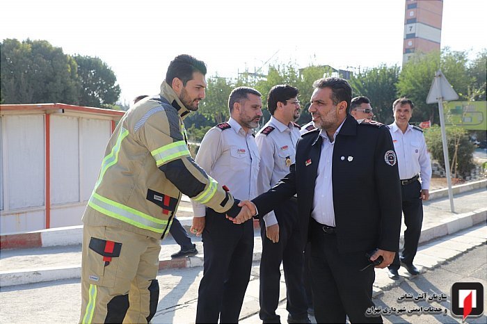 پیوستن ۱۰۵ آتش‌نشان تازه‌نفس به بدنه عملیاتی آتش‌نشانی تهران با شعار «آتش نشان تا پای جان»