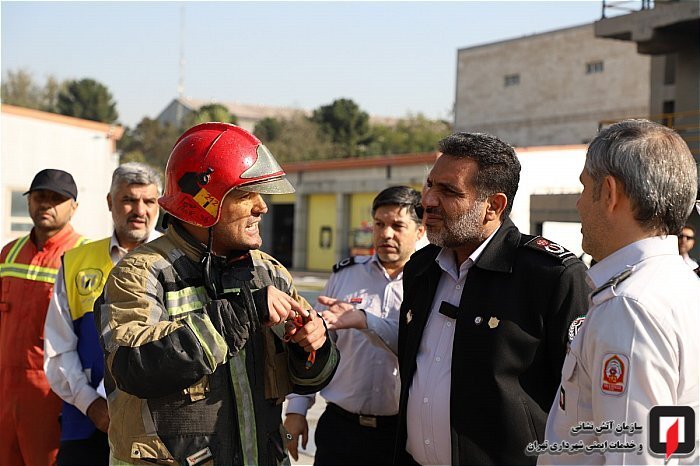 پیوستن ۱۰۵ آتش‌نشان تازه‌نفس به بدنه عملیاتی آتش‌نشانی تهران با شعار «آتش نشان تا پای جان»