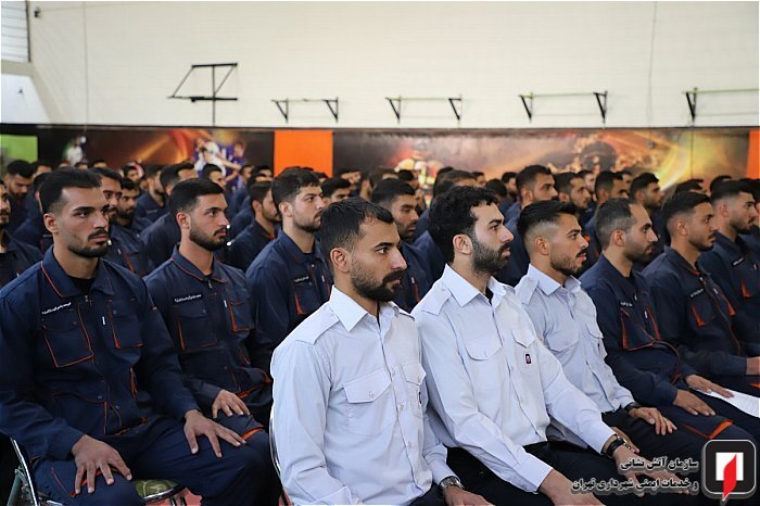 پیوستن ۱۰۵ آتش‌نشان تازه‌نفس به بدنه عملیاتی آتش‌نشانی تهران با شعار «آتش نشان تا پای جان»