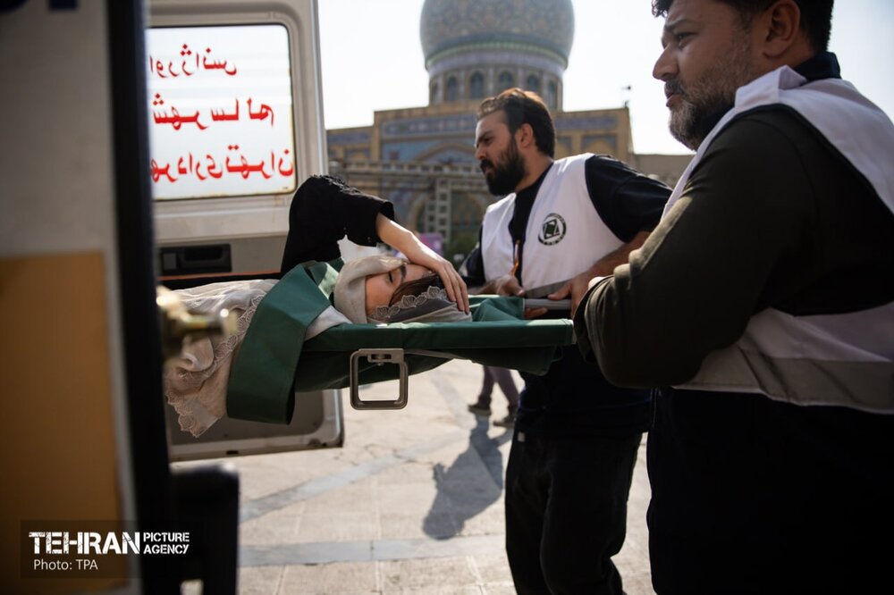 مانور تخلیه اضطراری ساختمان مرکزی شهرداری تهران برگزار شد